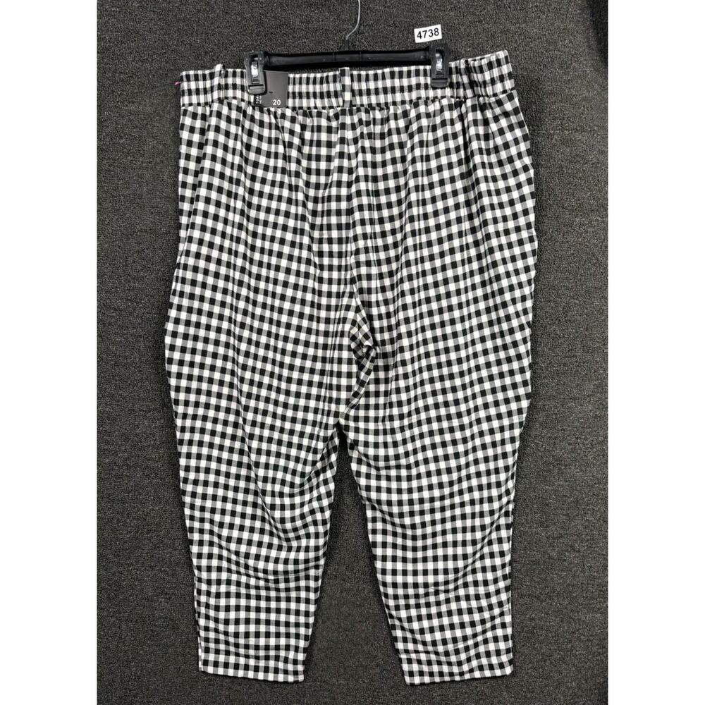 Studio by Torrid Retro Gingham Bombshell Skinny Taper Stretch Crepe Pants 20 NEW - Picture 2 of 8